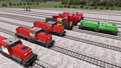 More information about "DE6400 DB Cargo + Railtraxx Repaint Pack"
