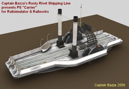 More information about "Paddle Steamer "Carrier""