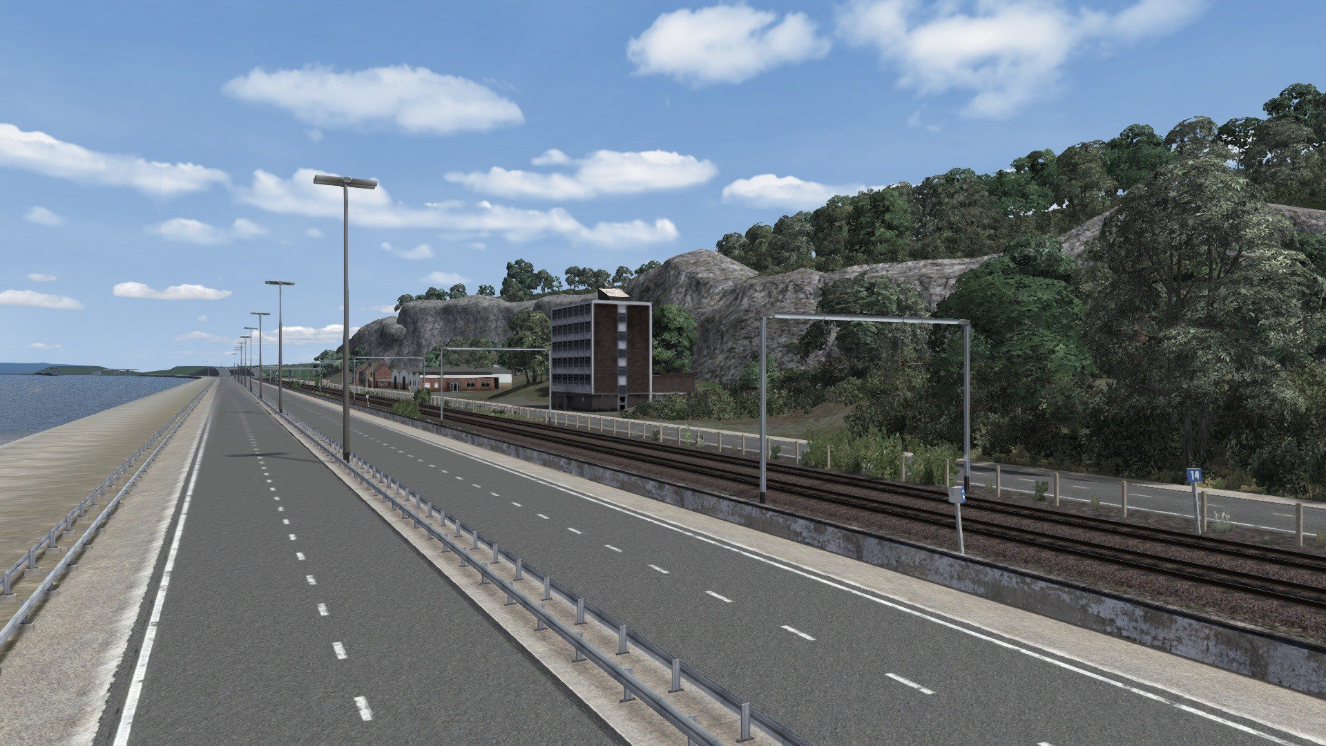 Verlichting Snelweg België