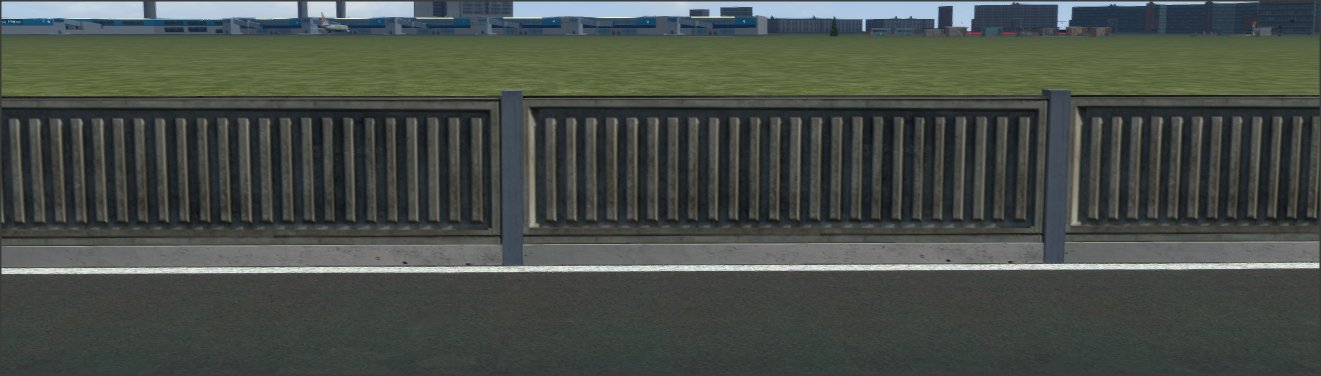 Verkeer hekwerk en Geluidswal