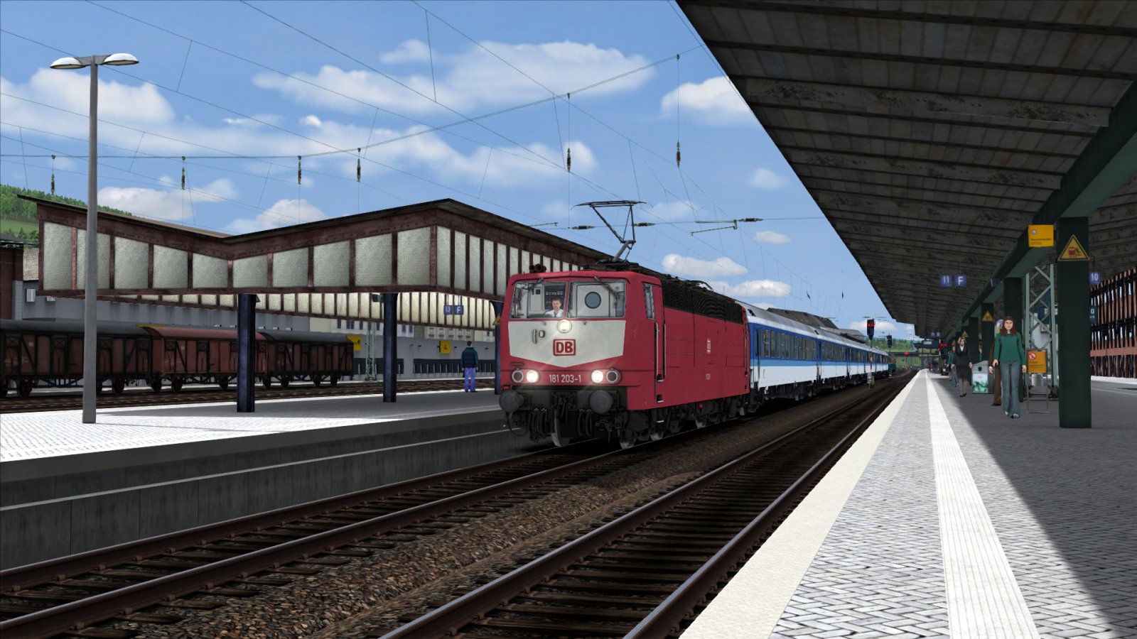 DB 181 met IR vertrekgereed op Trier HBF richting Koblenz