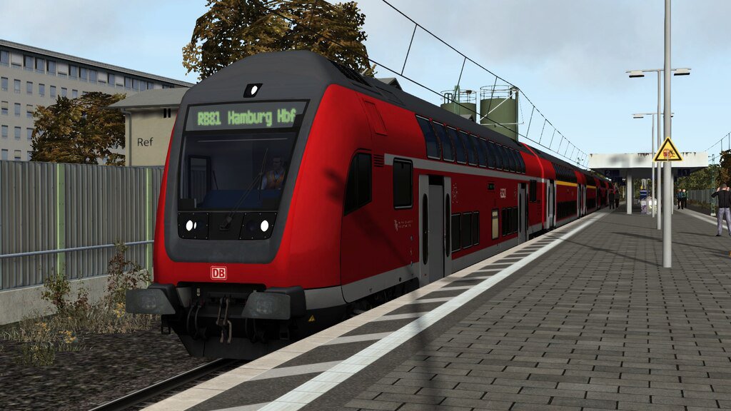 RB1 Regionaal Bahn naar Hamburg Hbf