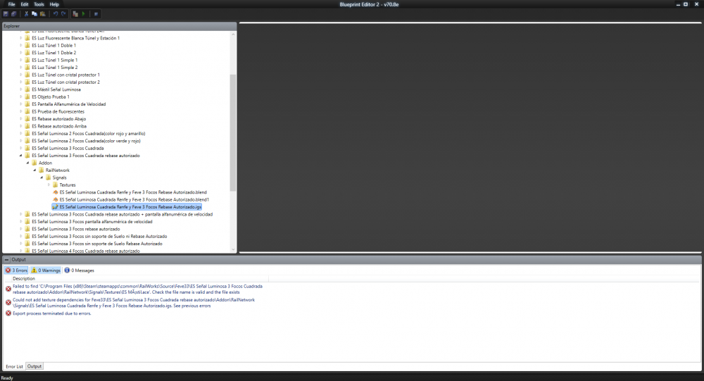 The Light Signal export IGS error texture .ace isn,t exit.PNG