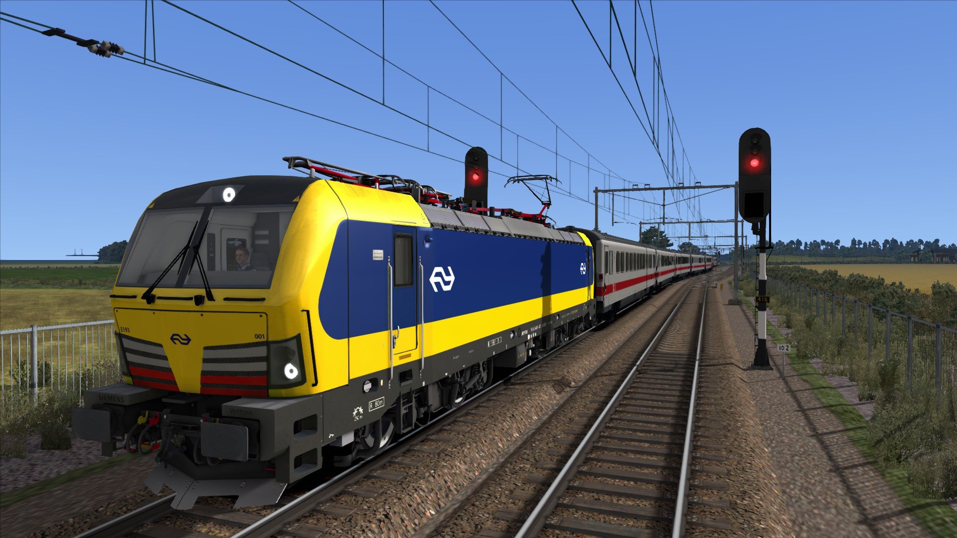 NS Vectron + Avmz/Bimz op Ijssellijn