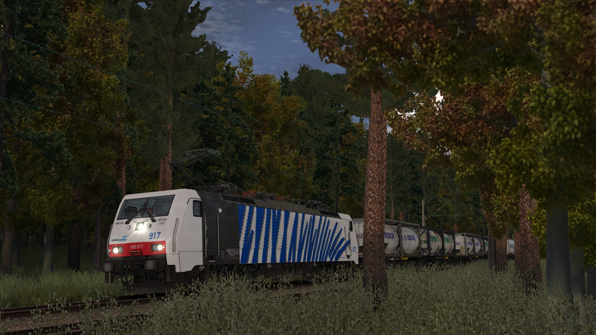 Herfst in Train Simulator