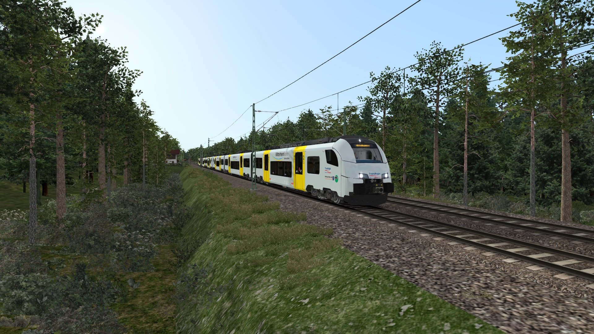 De Mittelrheinbahn maakt testritten tussen Regensburg en Nürnberg