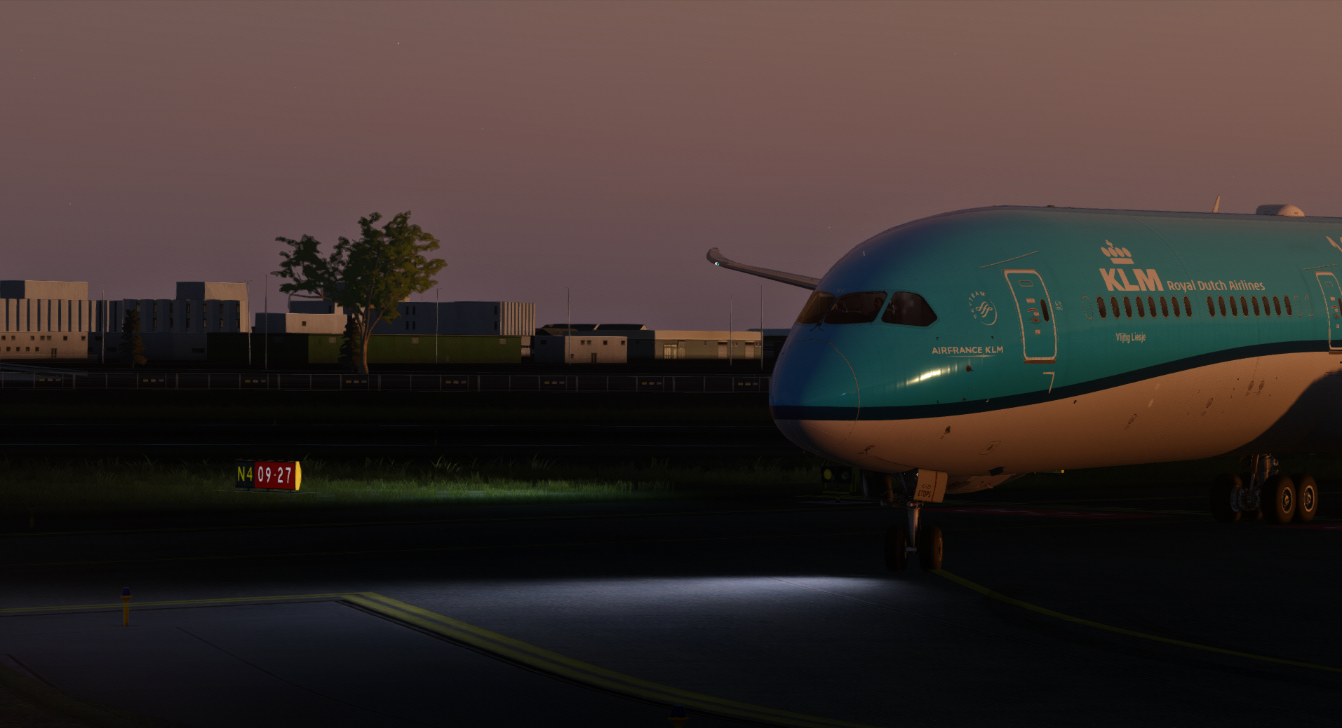 787 after crossing the pond