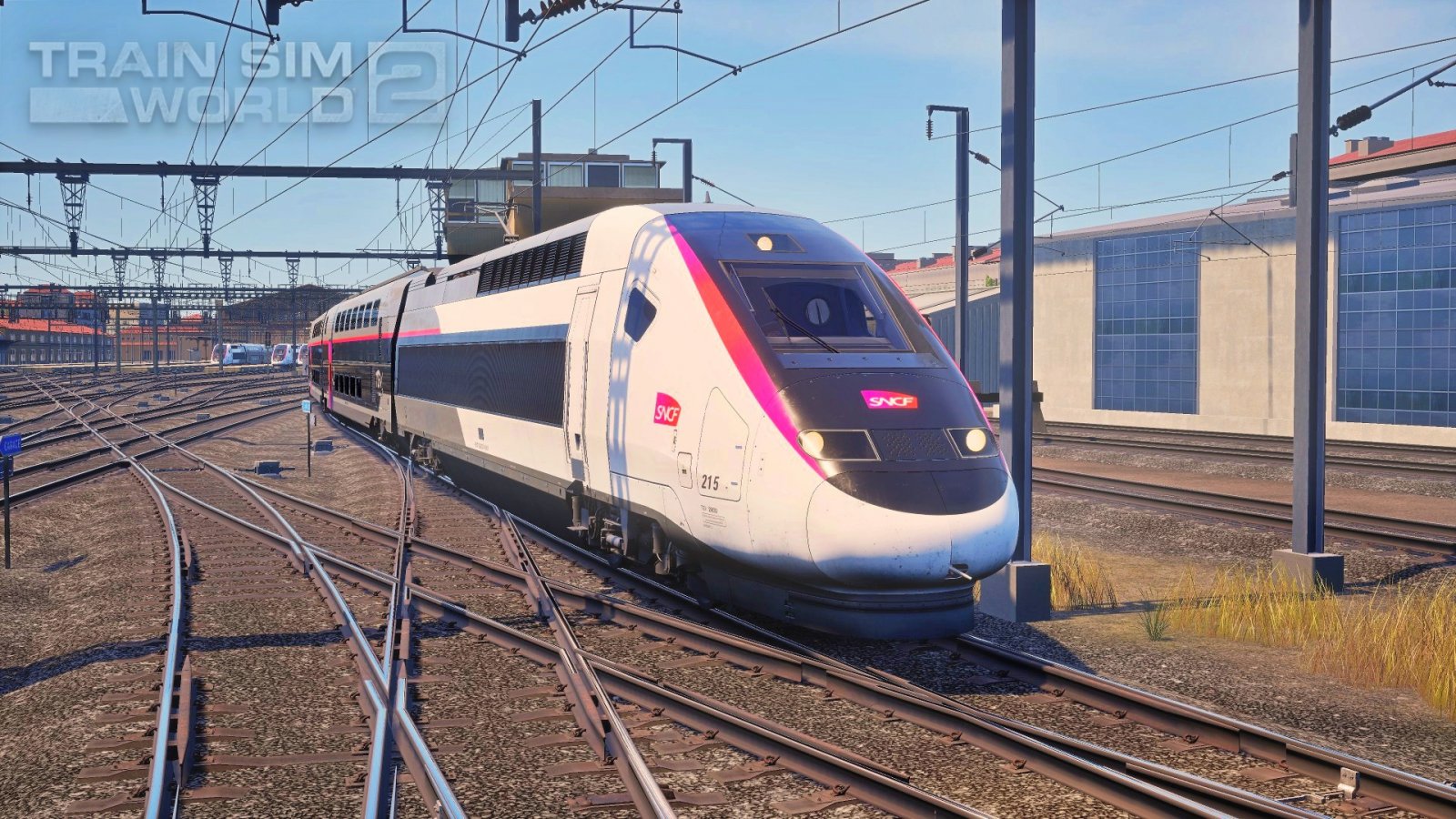 TGV Duplex High Speed Railway France TRAIN  LGV Marseille SNCF GAME Train Sim World 2