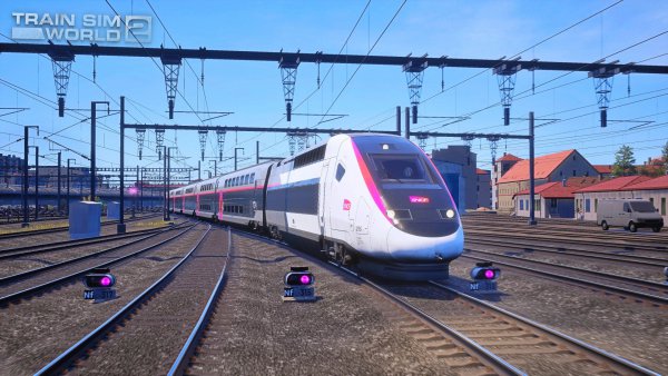 TGV Duplex France TRAIN High Speed Railway LGV Marseille SNCF GAME Train Sim World 2
