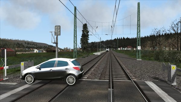Vervelende Peugeot blokkeert spoor 1