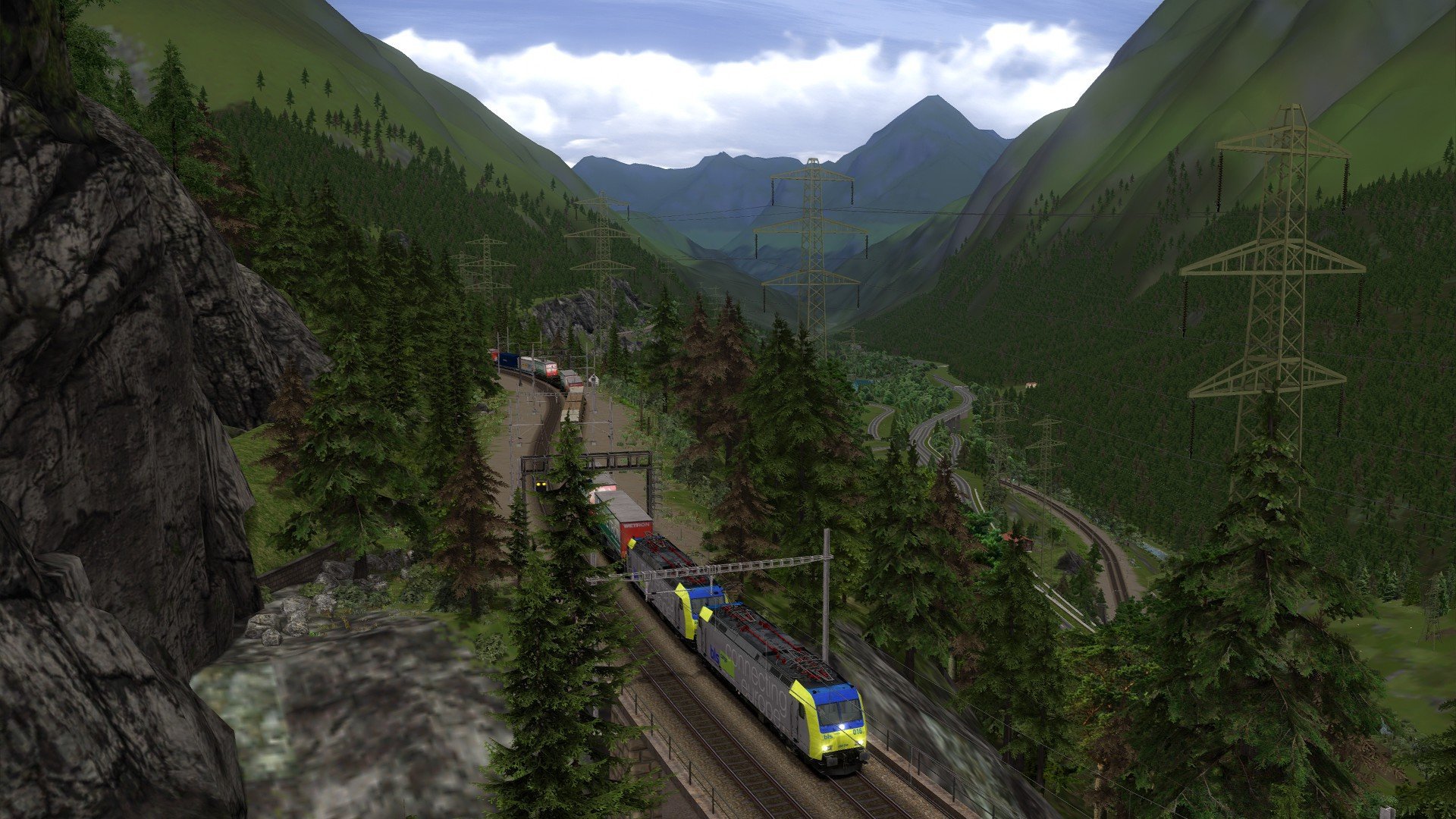 BLS Cargo over de Gotthardbahn