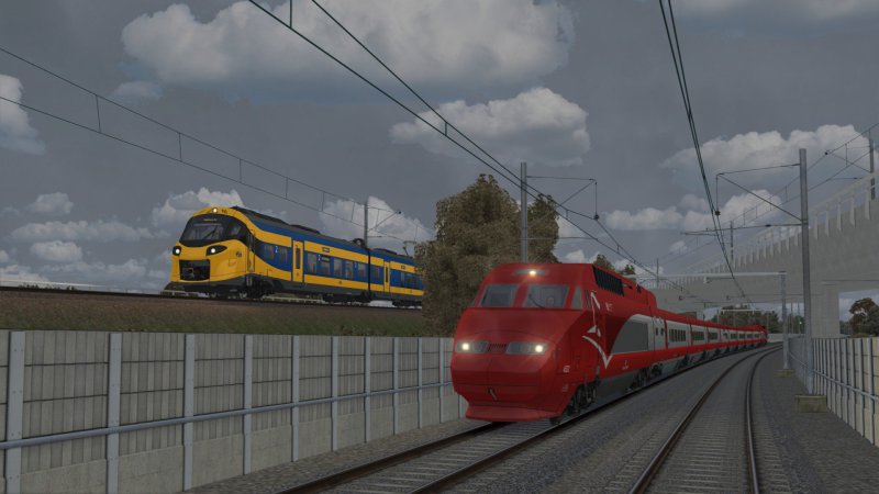 More information about "ICNG en Thalys naast elkaar richting Krammendijk"