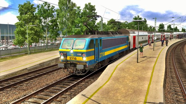 HLE 27 met M6 carriages NMBS/SNCB Trein Simulator classic