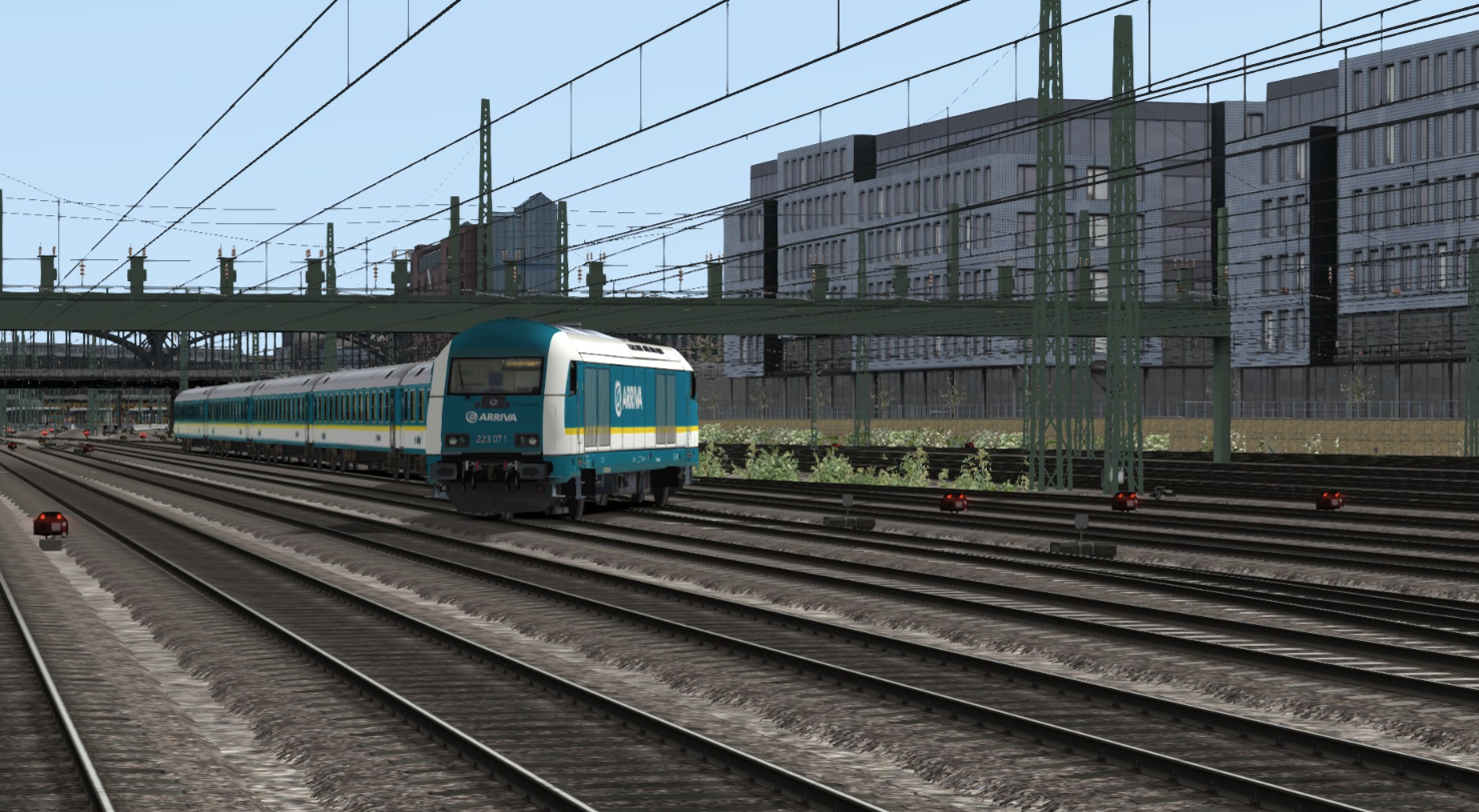 Departing Munich with the ALX Express On bound to Augsbroug