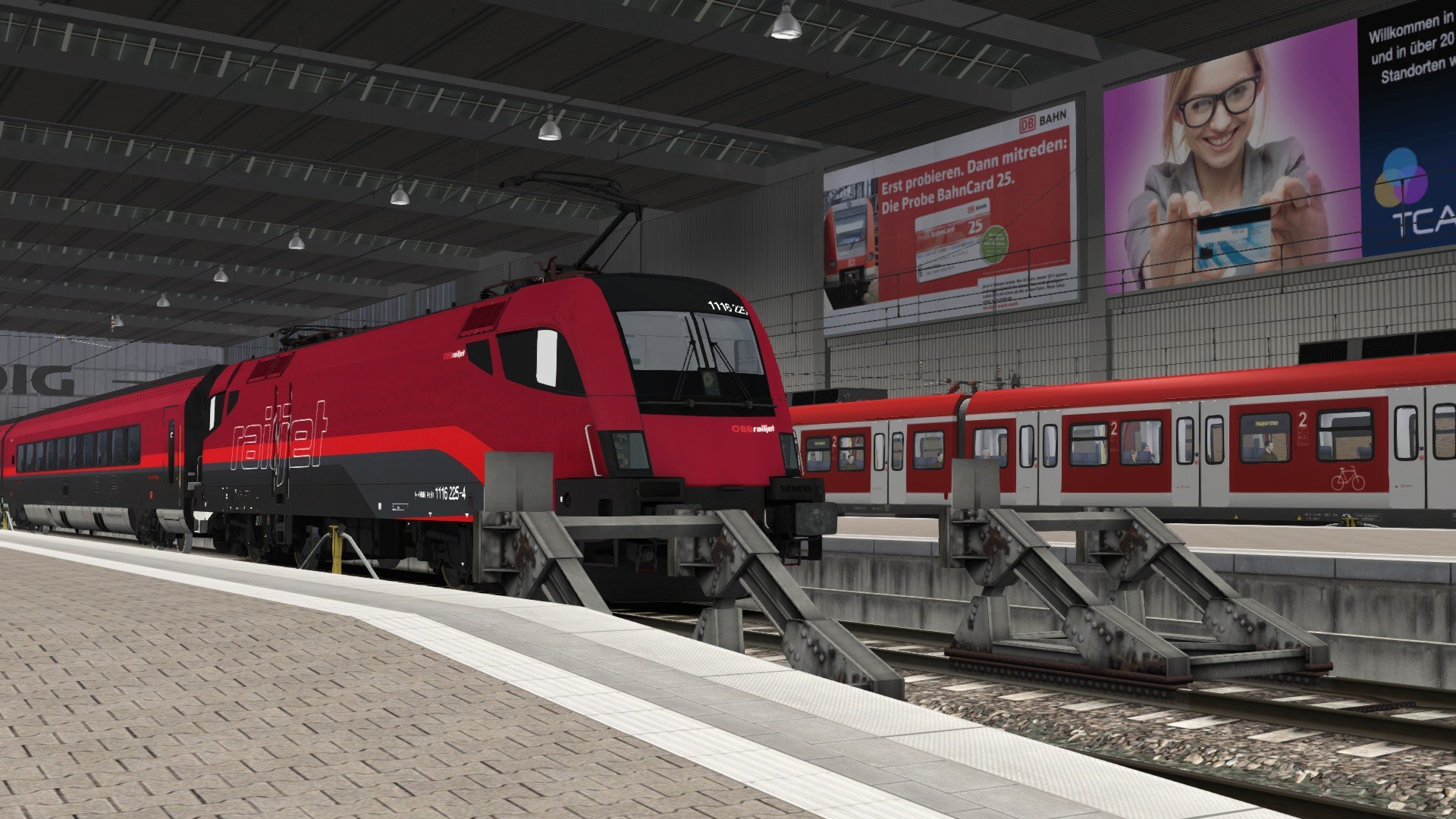 ÖBB Railjet At München Hautbahnhof