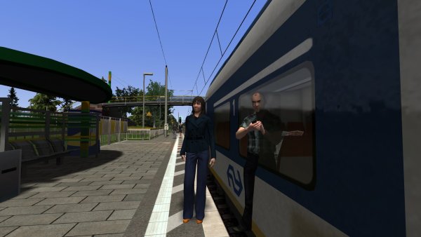 Spoolopers op station Arhensburg Gartenholz