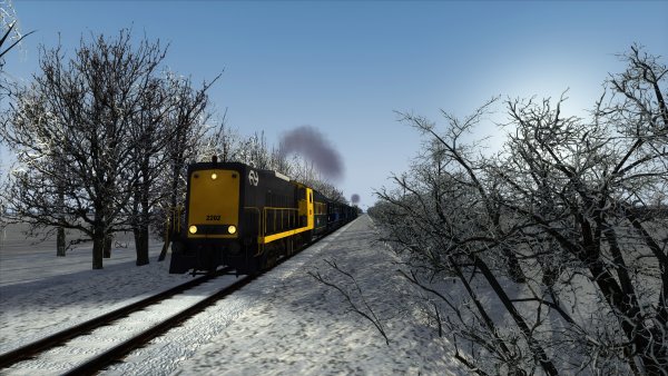 NS 2200 in de winter