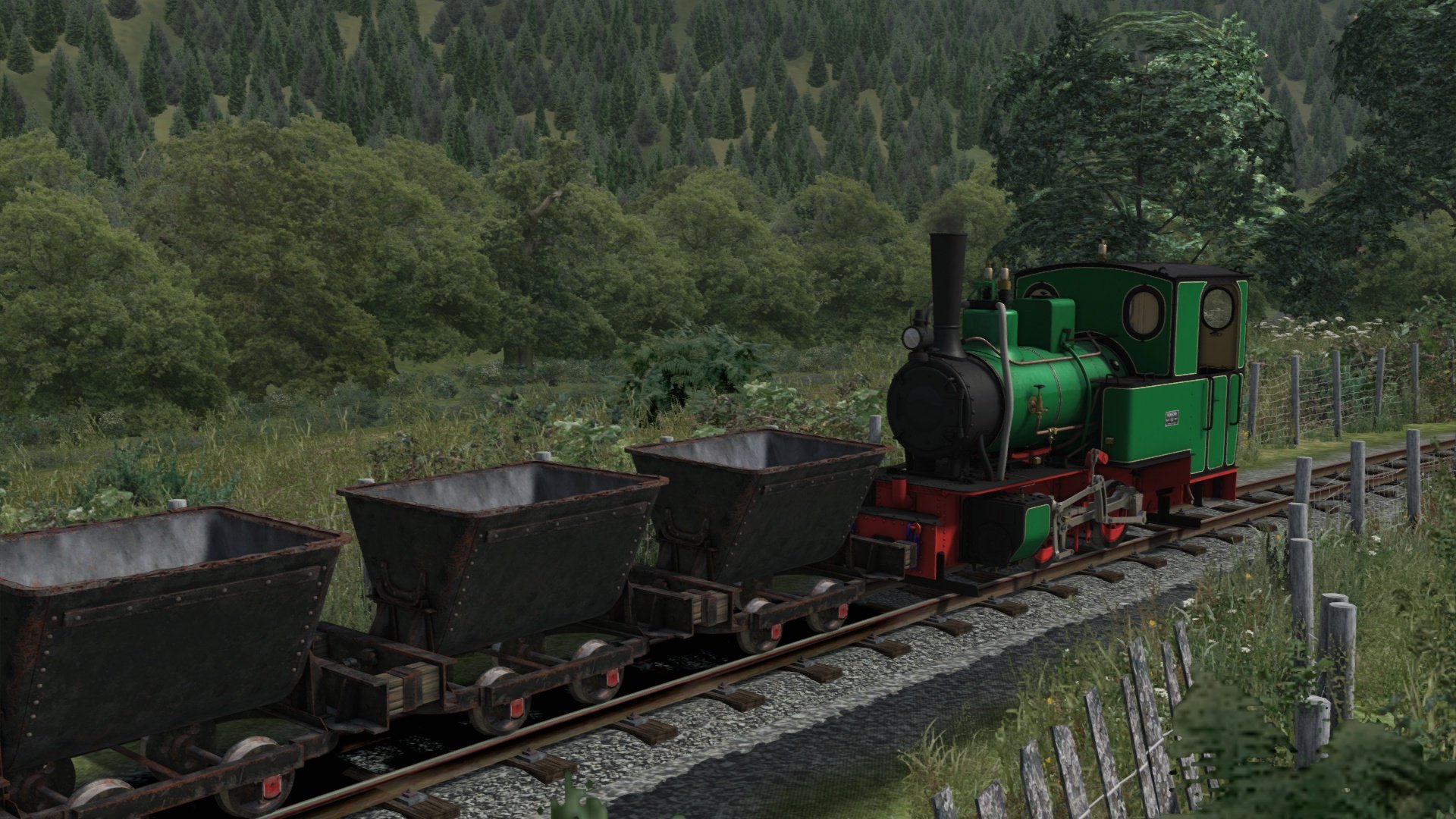 SKL Nummer 8 bij de... Corris Railway?