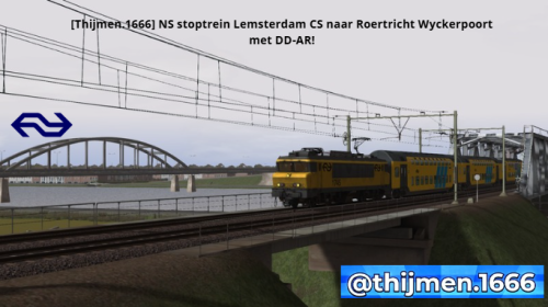 More information about "[Thijmen.1666] NS stoptrein Lemsterdam CS naar Roertricht Wyckerpoort met DD-AR!"