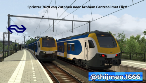 More information about "[Thijmen.1666] NS sprinter 7628 van Zutphen naar Wijchen met flirt!"