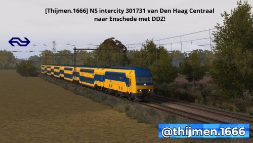 More information about "[Thijmen.1666] NS intercity 301731 van Den Haag Centraal naar Enschede met DDZ!"