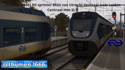 More information about "[Thijmen.1666] NS sprinter 8924 van Utrecht Centraal naar Leiden Centraal met SLT!"