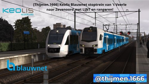 More information about "[Thijmen.1666] Keolis Blauwnet stoptrein van 't Veerle naar Zevenoord met LINT en rangeren!"