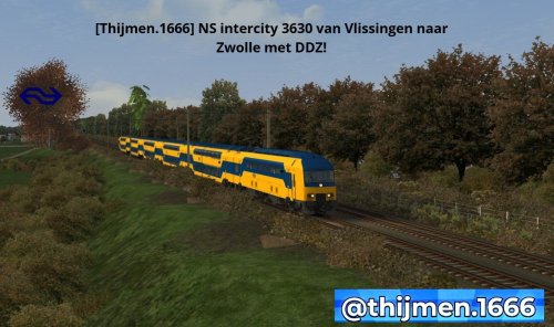 More information about "[Thijmen.1666] NS intercity 3630 van Vlissingen naar Zwolle met DDZ!"
