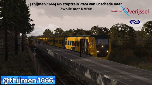 More information about "[Thijmen.1666] NS stoptrein 7924 van Enschede naar Zwolle met DM90!"